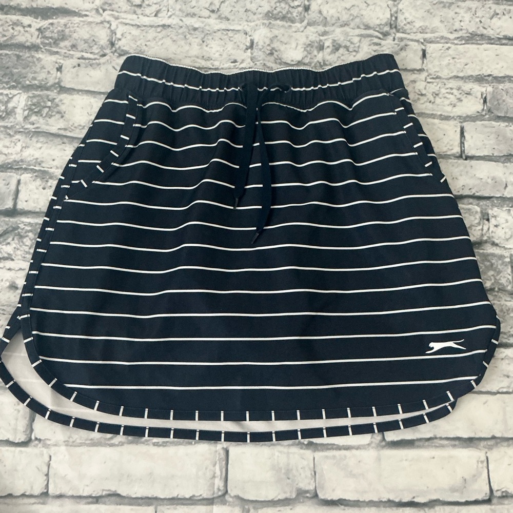 Slazenger Blue and White Mini Skirt Skort~